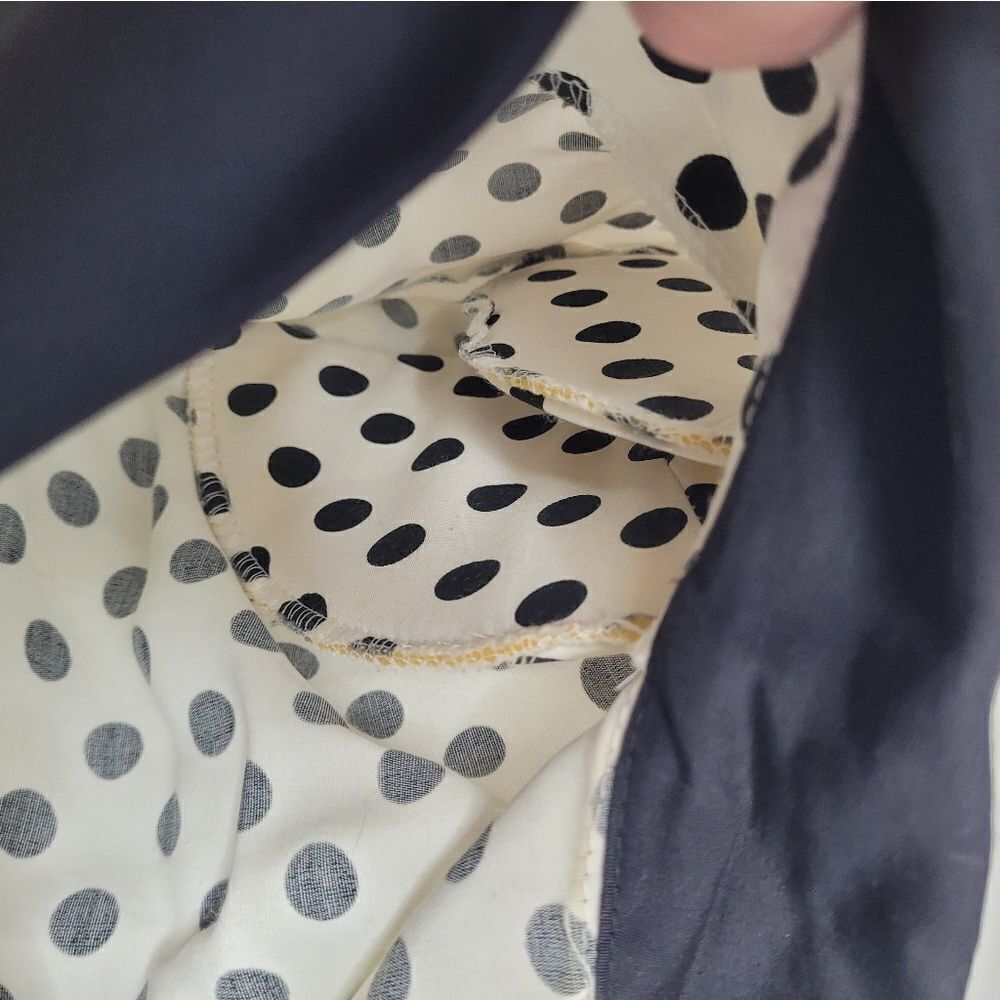 VINTAGE 80s set‎ polka-dot high waist shorts and crop top S - Picture 8 of 15